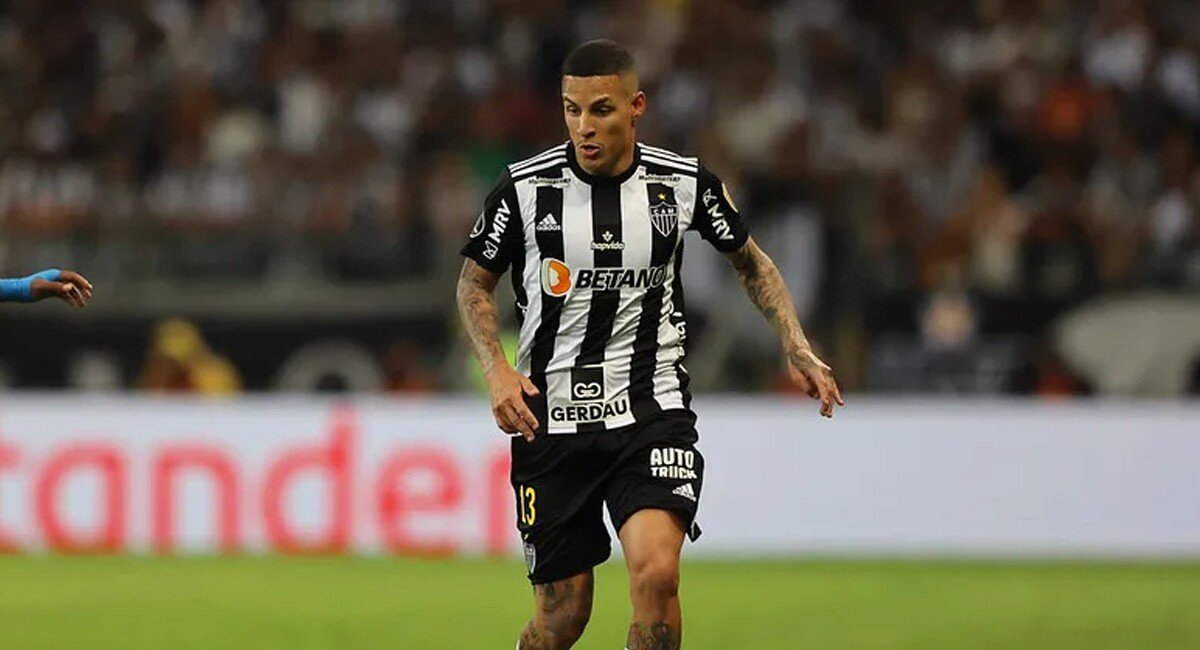 Guilherme Arana, do Atlético-MG, entra na mira do Corinthians para 2023. Foto: Divulgação